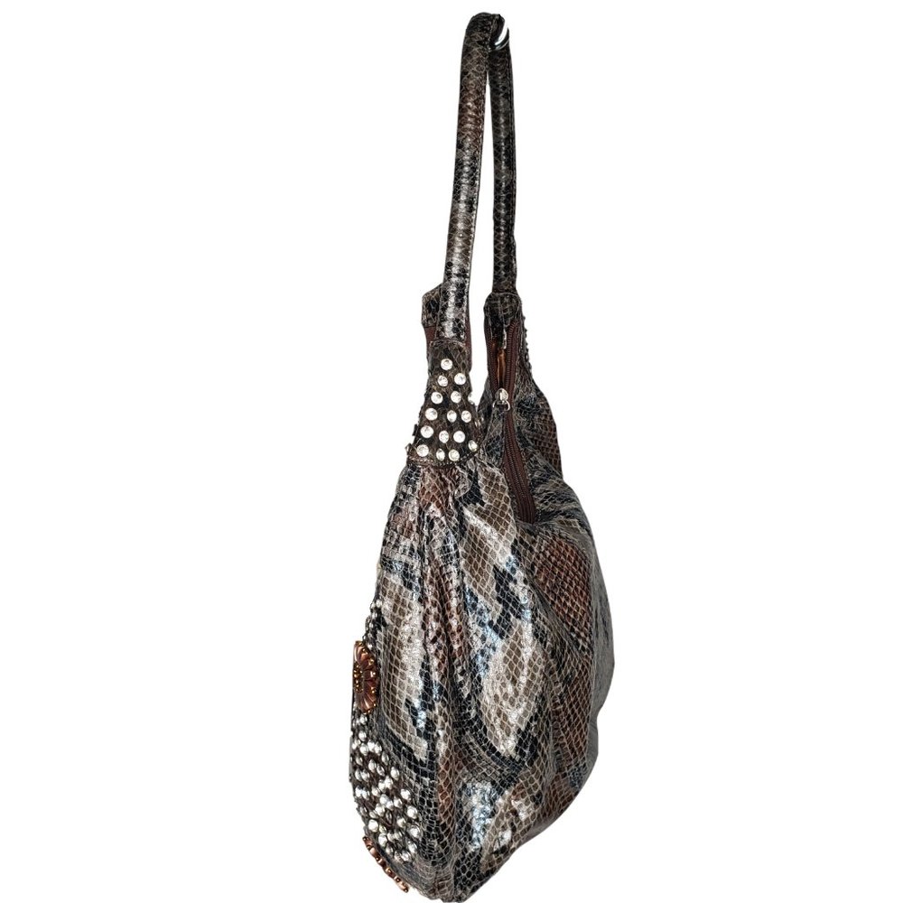Flower Snakeskin Handbag - Picture 4 of 5